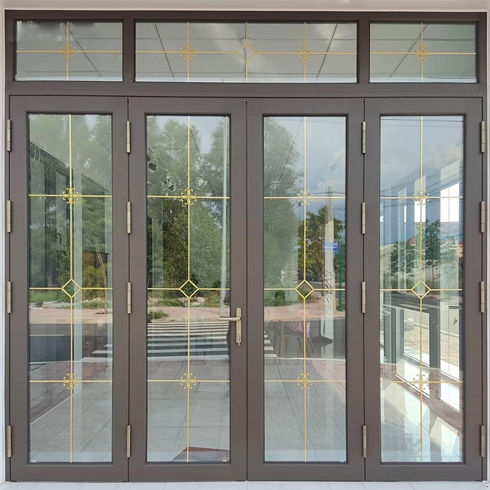 Cửa đi 4 cánh nhôm xingfa hệ 55